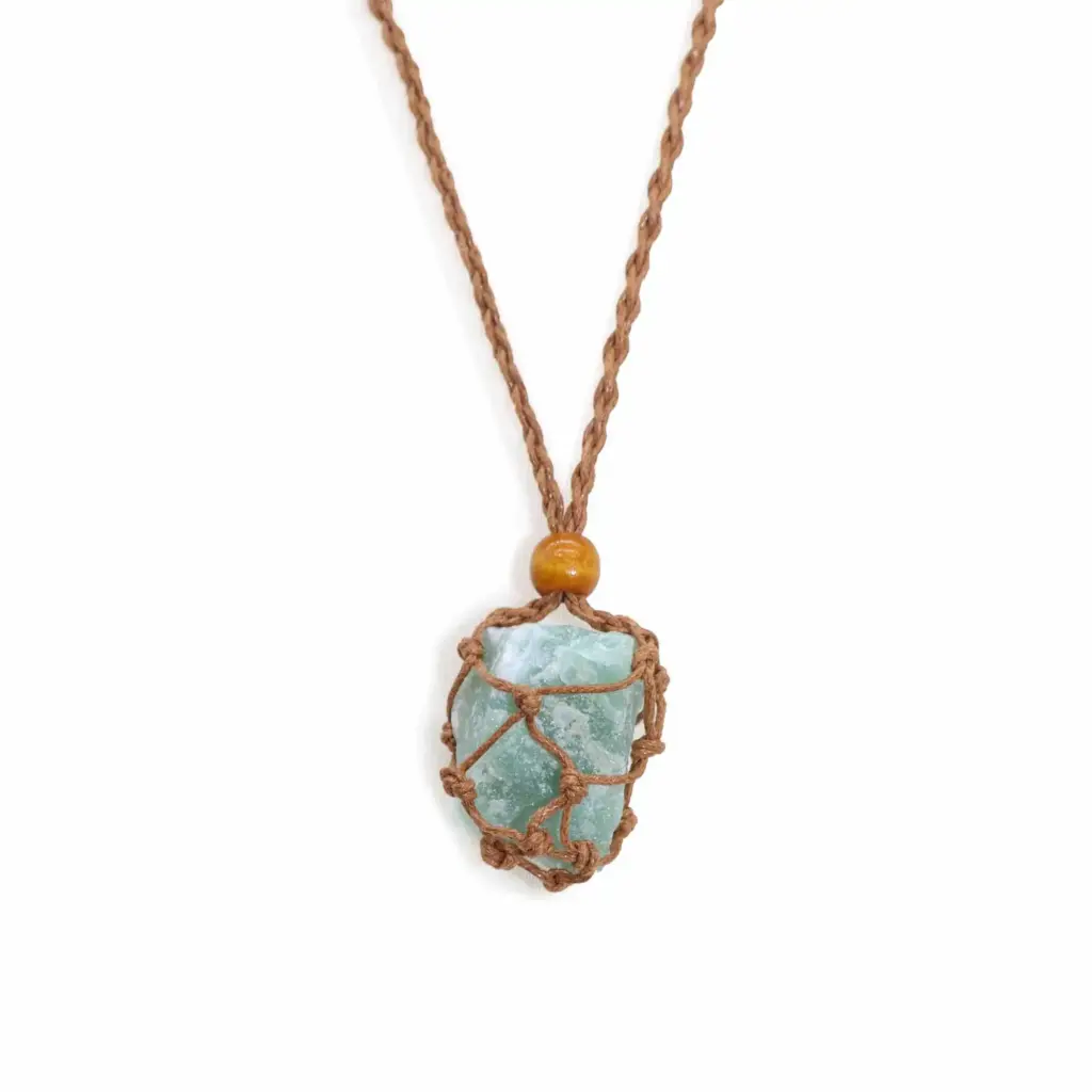 Gemstone Necklace Cord – Brown | www.artisangoods.co.uk