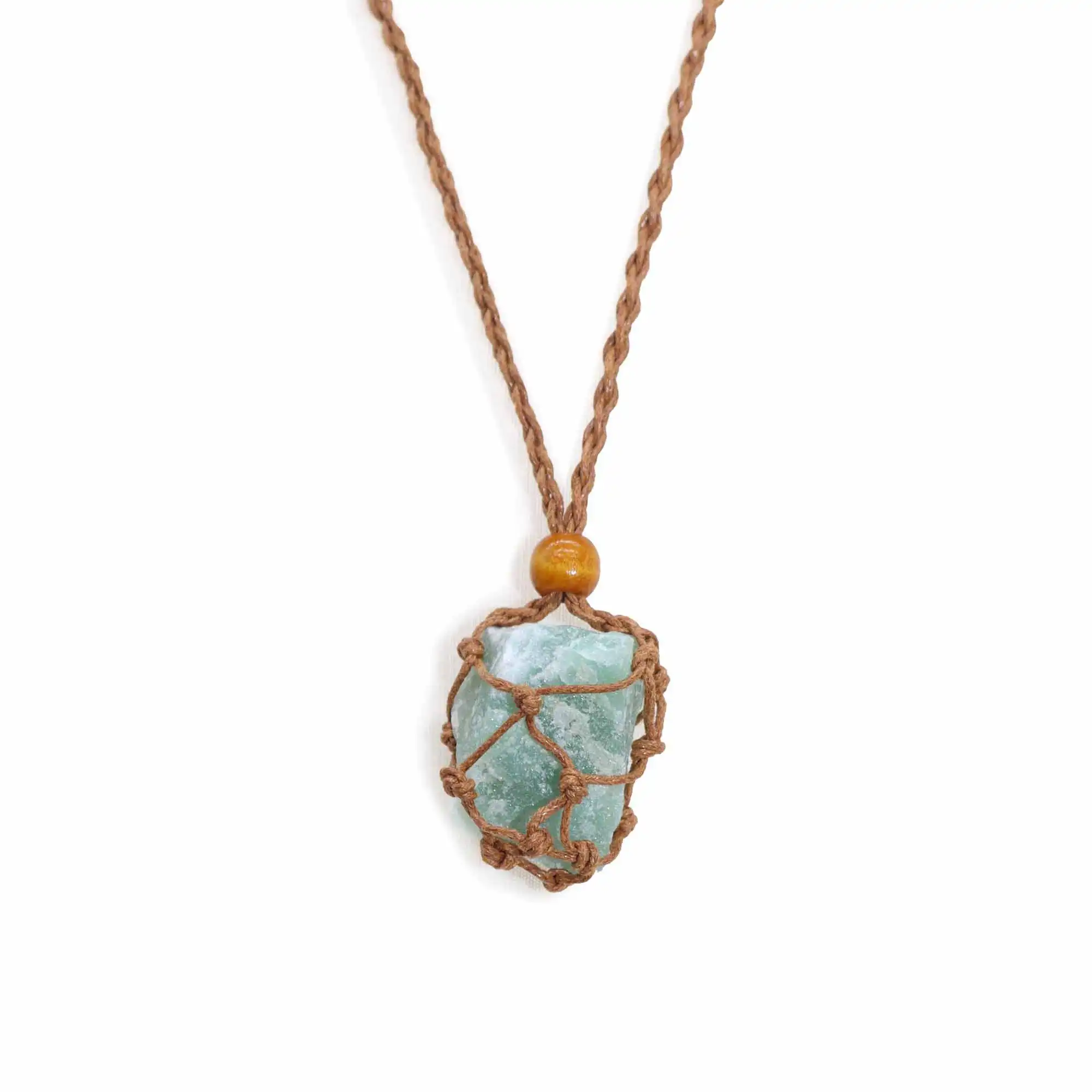 Gemstone Necklace Cord – Brown | www.artisangoods.co.uk 2 Gemstone Necklace Cord – Brown | www.artisangoods.co.uk 1