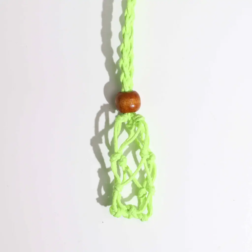 Gemstone Necklace Cord – Green | www.artisangoods.co.uk 4