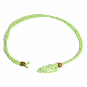 Gemstone Necklace Cord – Green | www.artisangoods.co.uk 6