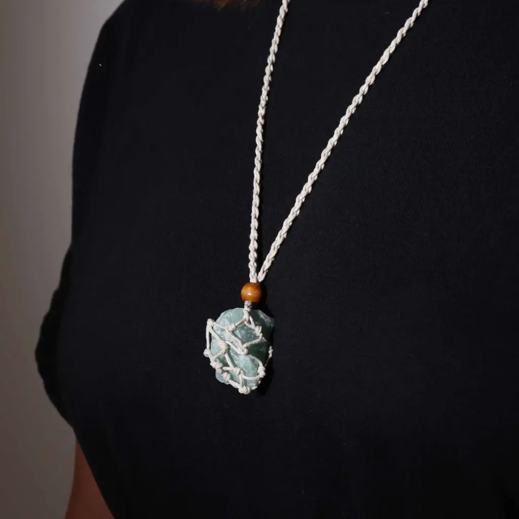 Gemstone Necklace Cord – Natural | www.artisangoods.co.uk 5