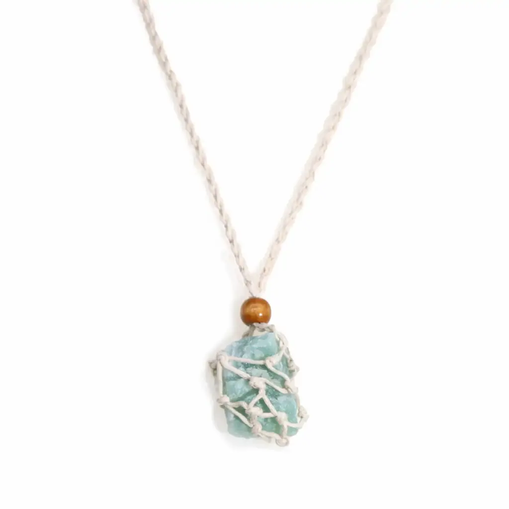 Gemstone Necklace Cord – Natural | www.artisangoods.co.uk
