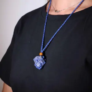 Gemstone Necklace Cord – Navy | www.artisangoods.co.uk 6