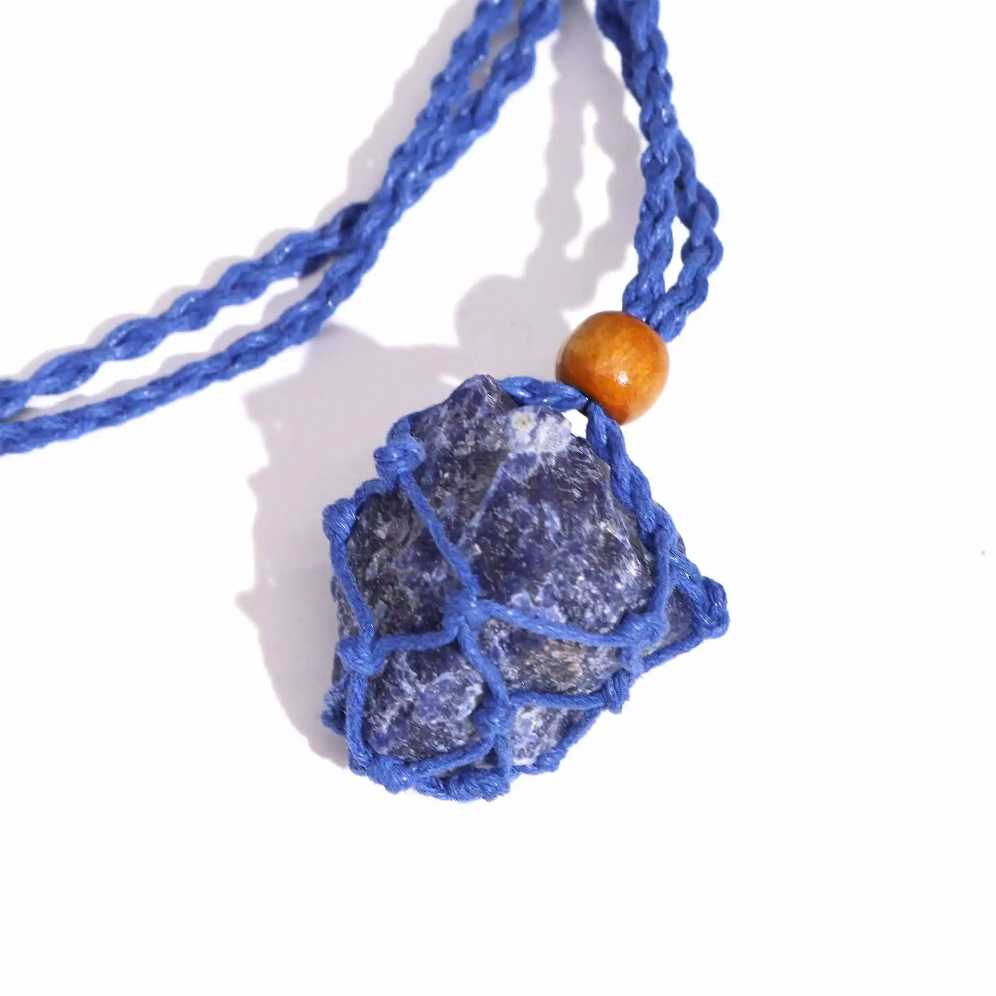 Gemstone Necklace Cord – Navy | www.artisangoods.co.uk 5 Gemstone Necklace Cord – Navy | www.artisangoods.co.uk 4
