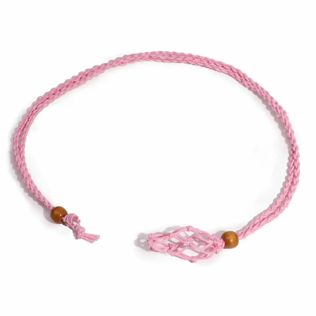 Gemstone Necklace Cord – Pink | www.artisangoods.co.uk 5