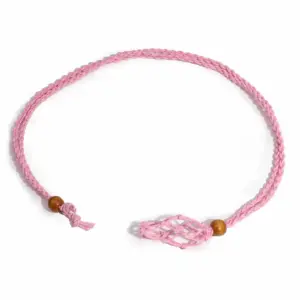 Gemstone Necklace Cord – Pink | www.artisangoods.co.uk 5