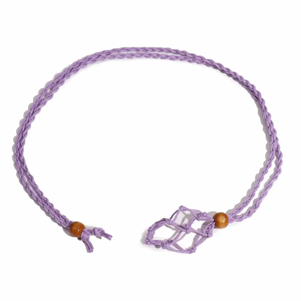 Gemstone Necklace Cord – Purple | www.artisangoods.co.uk 6
