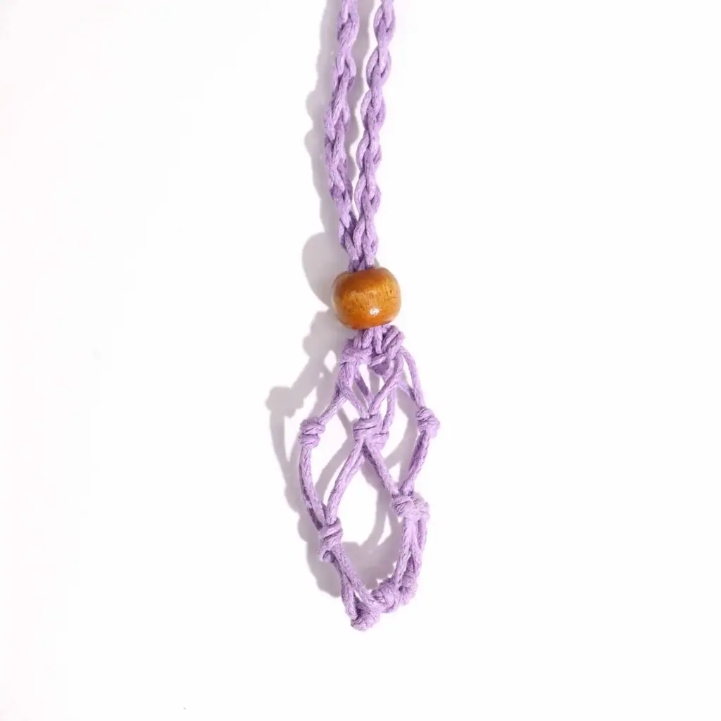 Gemstone Necklace Cord – Purple | www.artisangoods.co.uk 4