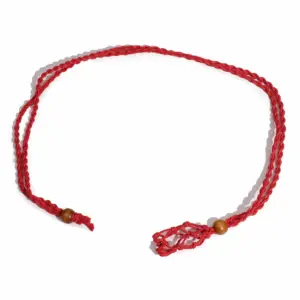 Gemstone Necklace Cord – Red | www.artisangoods.co.uk 6