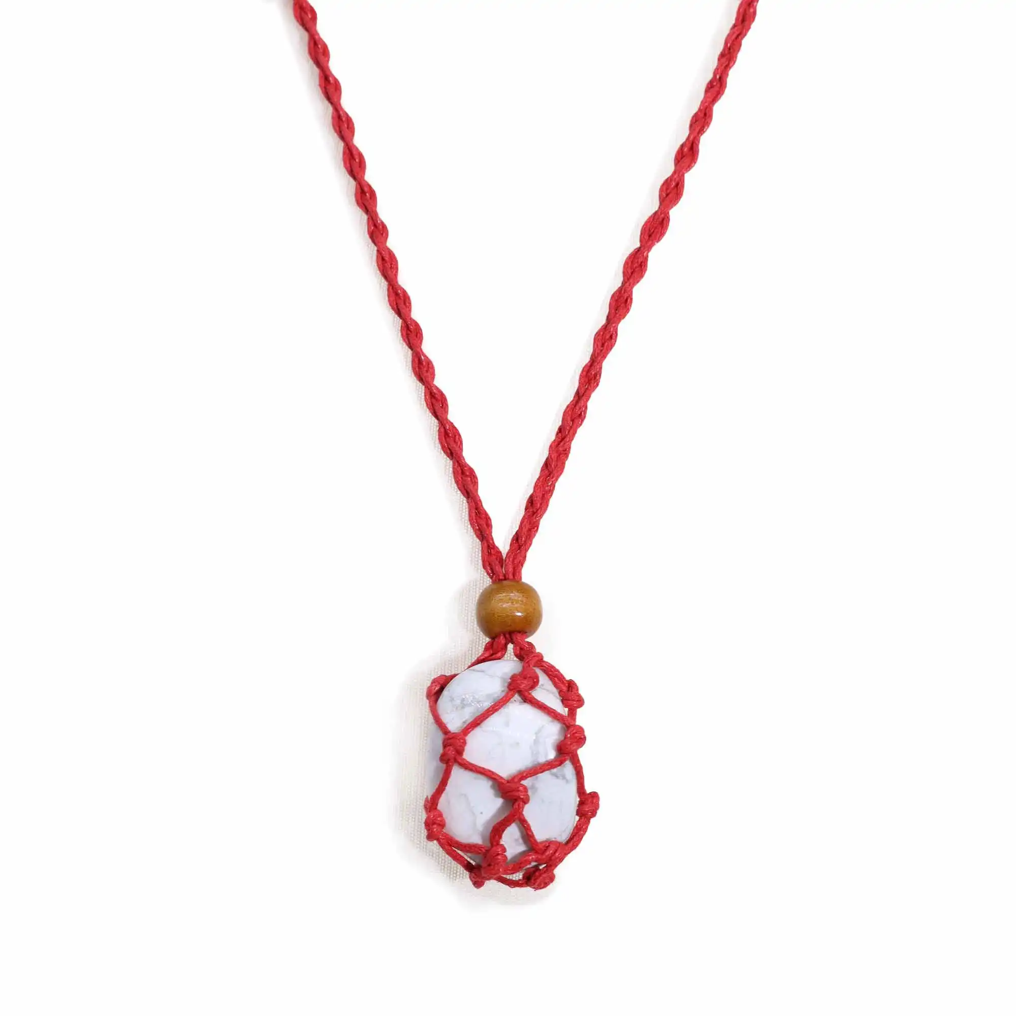 Gemstone Necklace Cord – Red | www.artisangoods.co.uk 2 Gemstone Necklace Cord – Red | www.artisangoods.co.uk 1