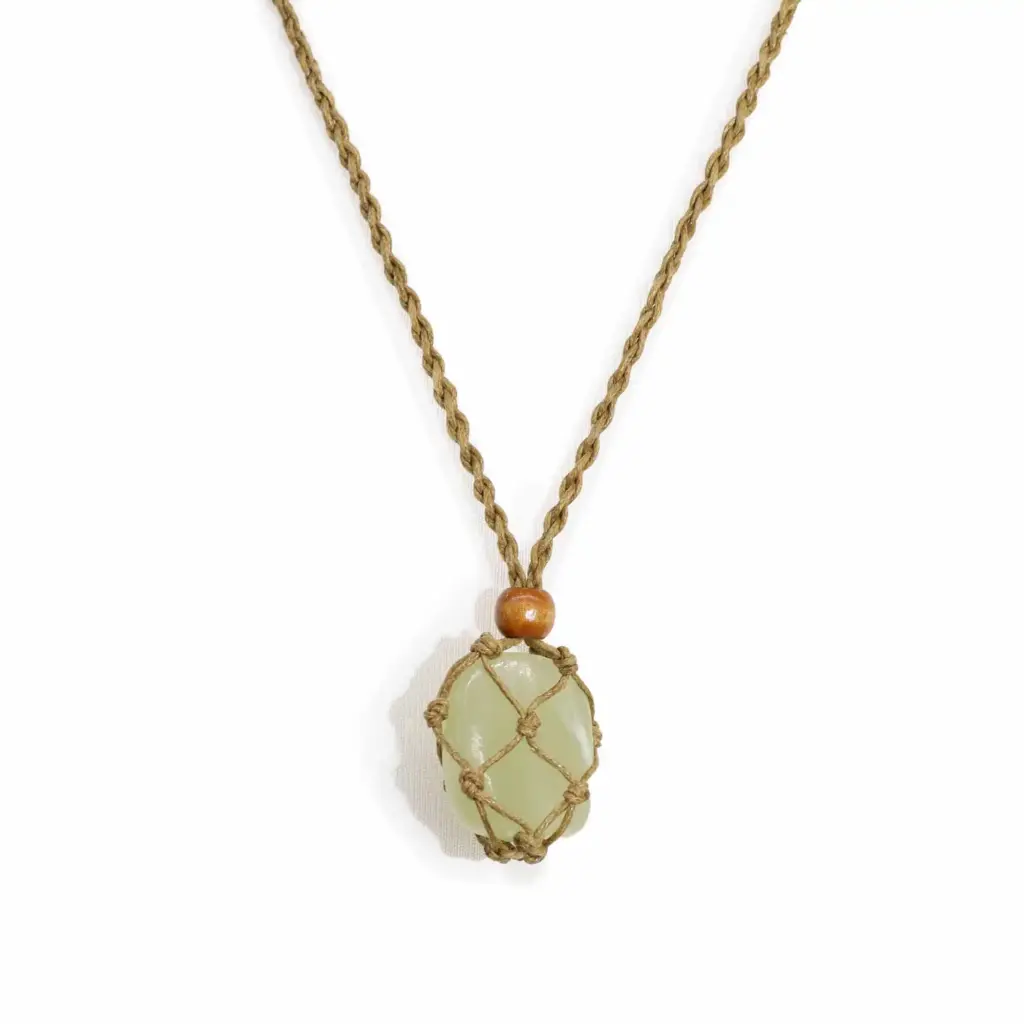 Gemstone Necklace Cord – Sand | www.artisangoods.co.uk