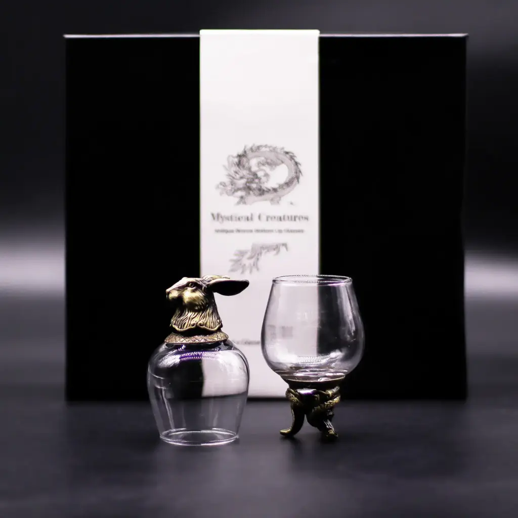 Gift Set of 6 Glasses (100ml) – Mystical Creatures – Antique Bronze | www.artisangoods.co.uk 10