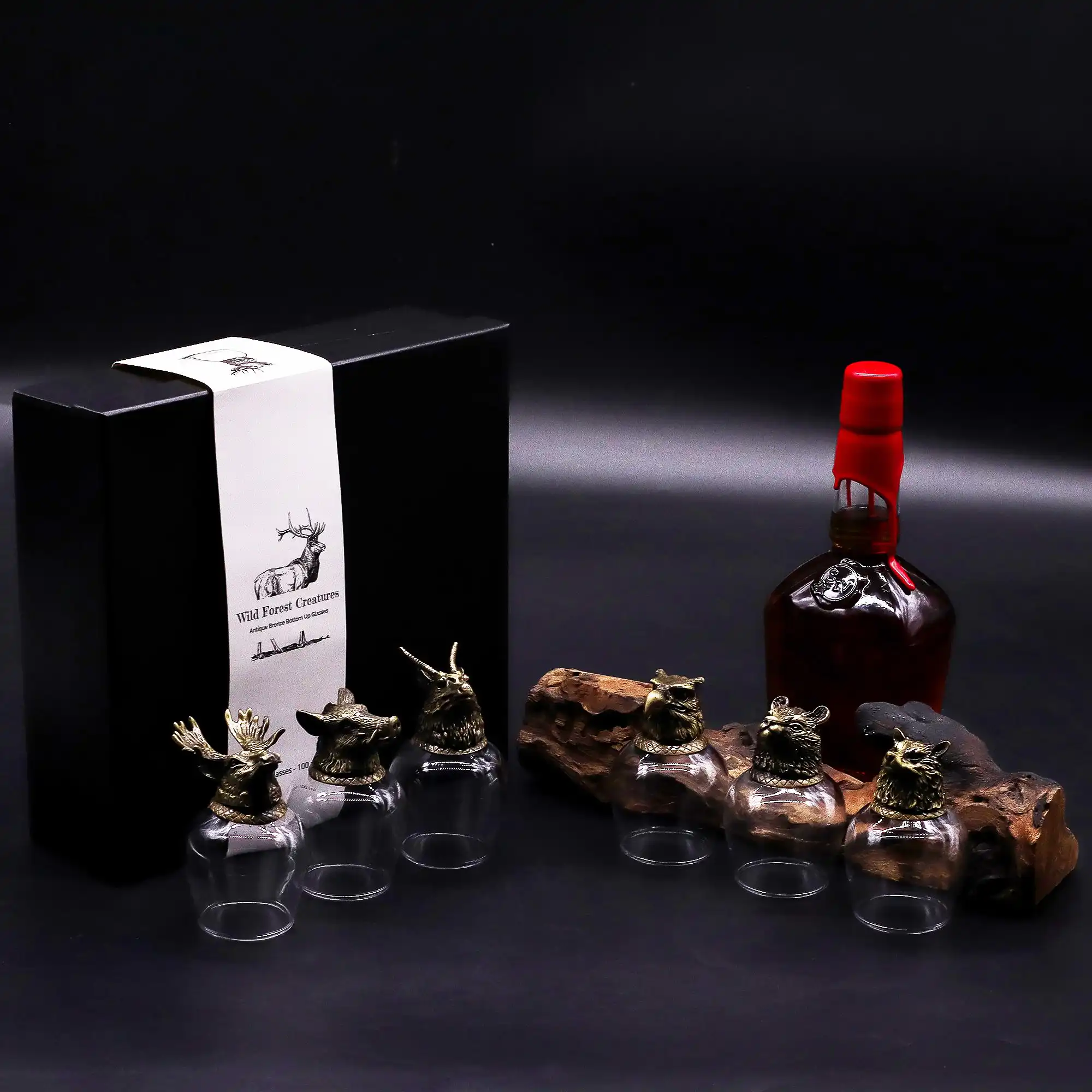 Gift Set of 6 Glasses (100ml) – Wild Forest Creatures – Antique Bronze | www.artisangoods.co.uk 10 Gift Set of 6 Glasses (100ml) – Wild Forest Creatures – Antique Bronze | www.artisangoods.co.uk 9