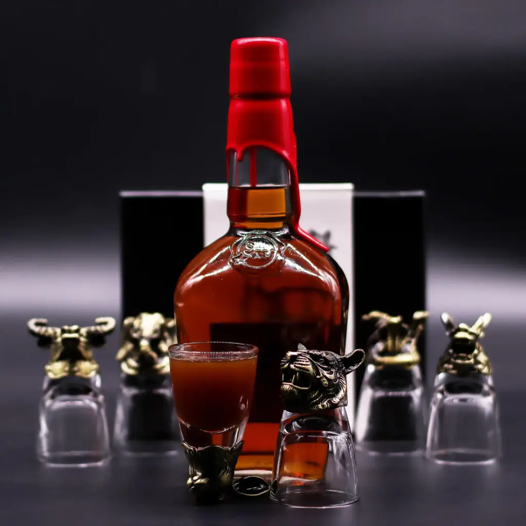 Gift Set of 6 Shot Glasses (50ml) – Mystical Creatures – Antique Bronze | www.artisangoods.co.uk 10