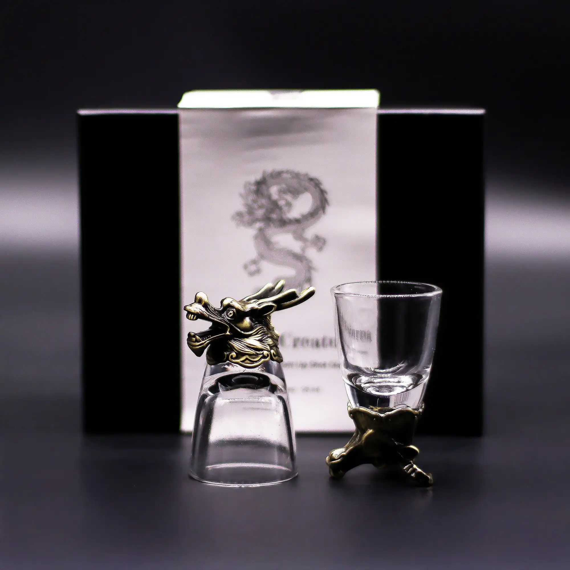 Gift Set of 6 Shot Glasses (50ml) – Mystical Creatures – Antique Bronze | www.artisangoods.co.uk 5 Gift Set of 6 Shot Glasses (50ml) – Mystical Creatures – Antique Bronze | www.artisangoods.co.uk 4