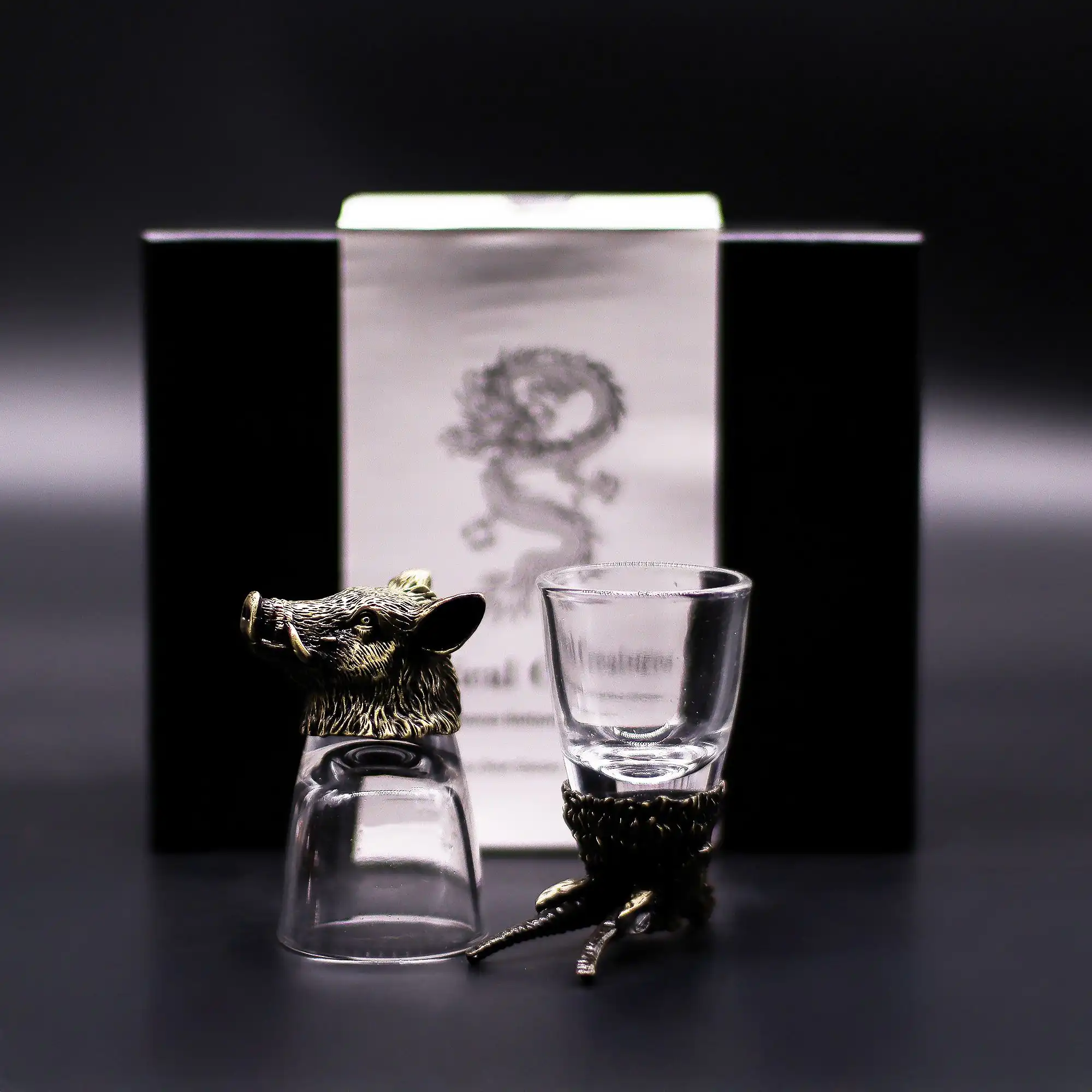Gift Set of 6 Shot Glasses (50ml) – Wild Forest Creatures – Antique Bronze | www.artisangoods.co.uk 4 Gift Set of 6 Shot Glasses (50ml) – Wild Forest Creatures – Antique Bronze | www.artisangoods.co.uk 3