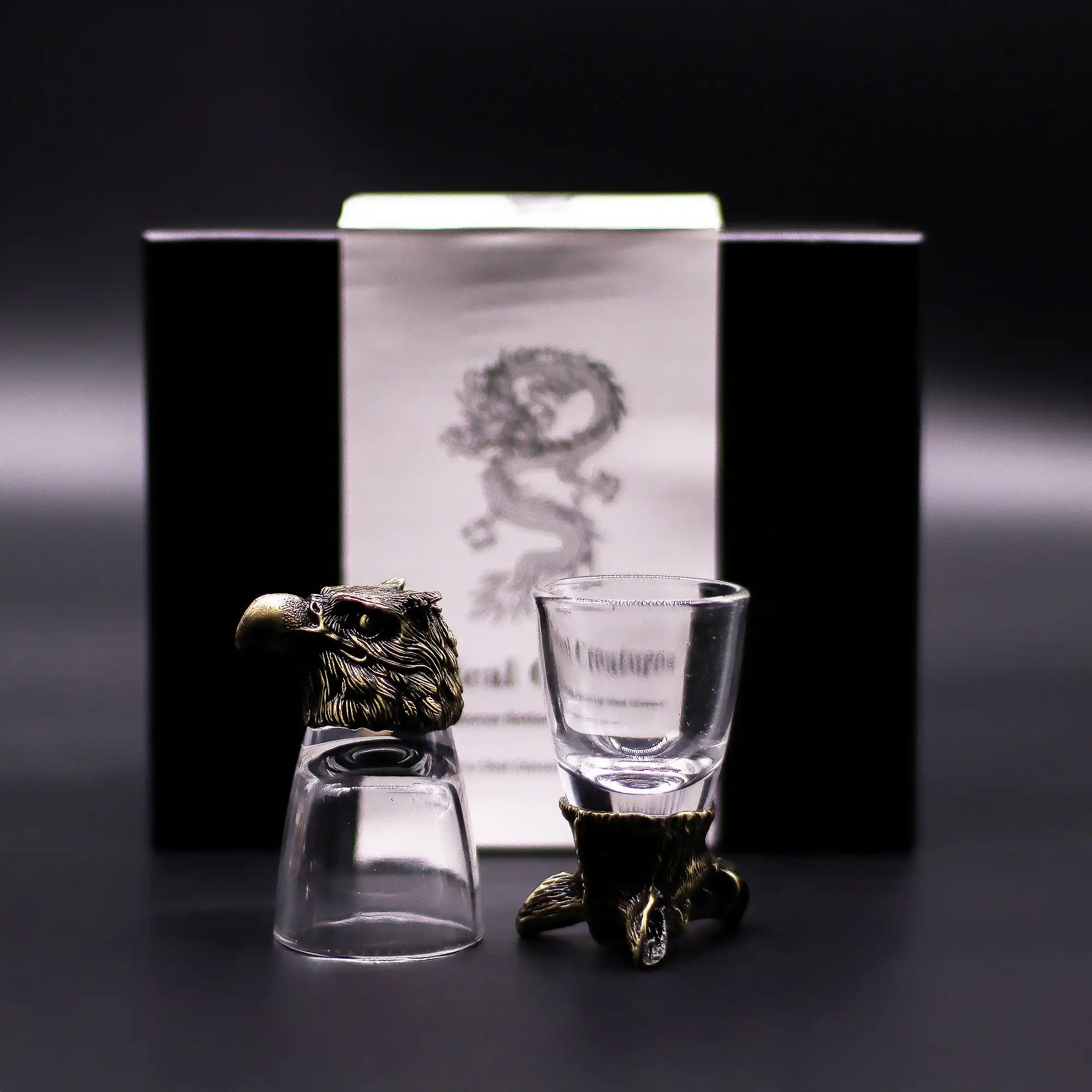 Gift Set of 6 Shot Glasses (50ml) – Wild Forest Creatures – Antique Bronze | www.artisangoods.co.uk 3 Gift Set of 6 Shot Glasses (50ml) – Wild Forest Creatures – Antique Bronze | www.artisangoods.co.uk 2