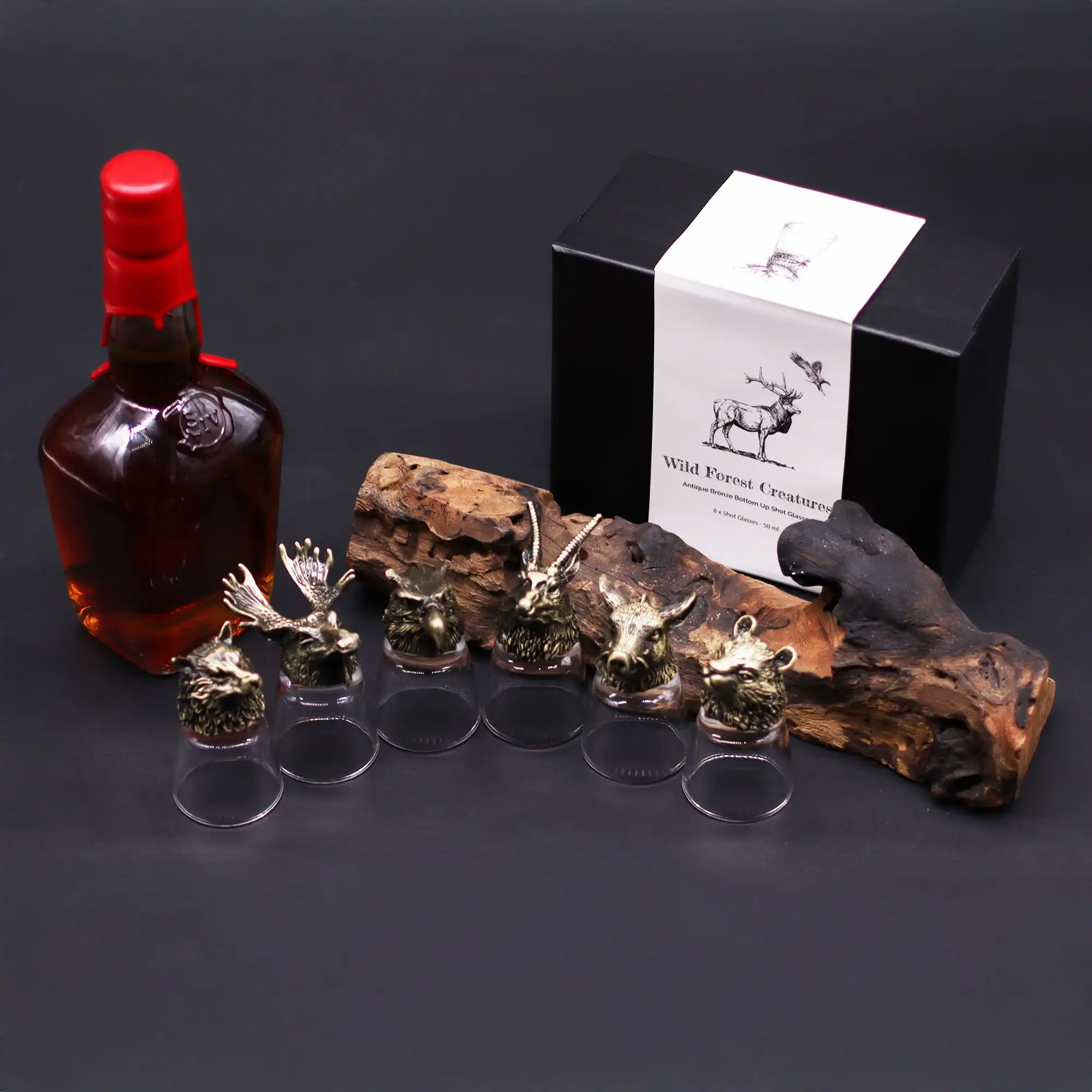 Gift Set of 6 Shot Glasses (50ml) – Wild Forest Creatures – Antique Bronze | www.artisangoods.co.uk 11 Gift Set of 6 Shot Glasses (50ml) – Wild Forest Creatures – Antique Bronze | www.artisangoods.co.uk 10
