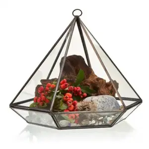 Glass Terrarium – Large Diamond | www.artisangoods.co.uk 3