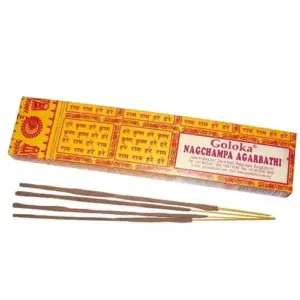 Goloka Nagchampa Incense Sticks 16g | www.artisangoods.co.uk 2