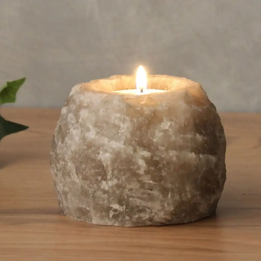 Grey Salt Candle Holder 600-800g | www.artisangoods.co.uk 3 Grey Salt Candle Holder 600-800g | www.artisangoods.co.uk 3