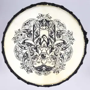 Hamsa Wide Top Djembe Drum – 22cm | www.artisangoods.co.uk 4