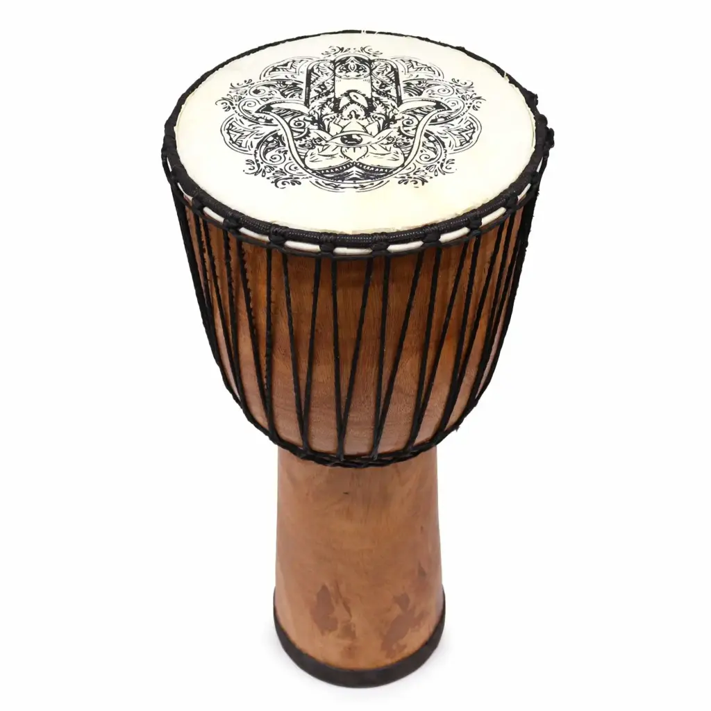 Hamsa Wide Top Djembe Drum – 22cm | www.artisangoods.co.uk 2