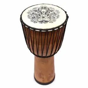 Hamsa Wide Top Djembe Drum – 22cm | www.artisangoods.co.uk 2