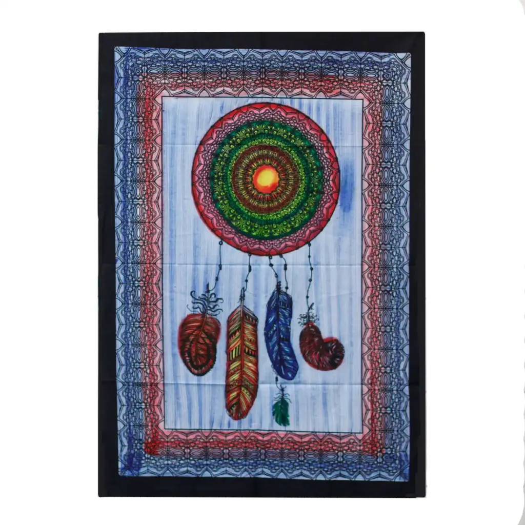 Handbrushed Cotton Wall Art -Dreamcather | www.artisangoods.co.uk