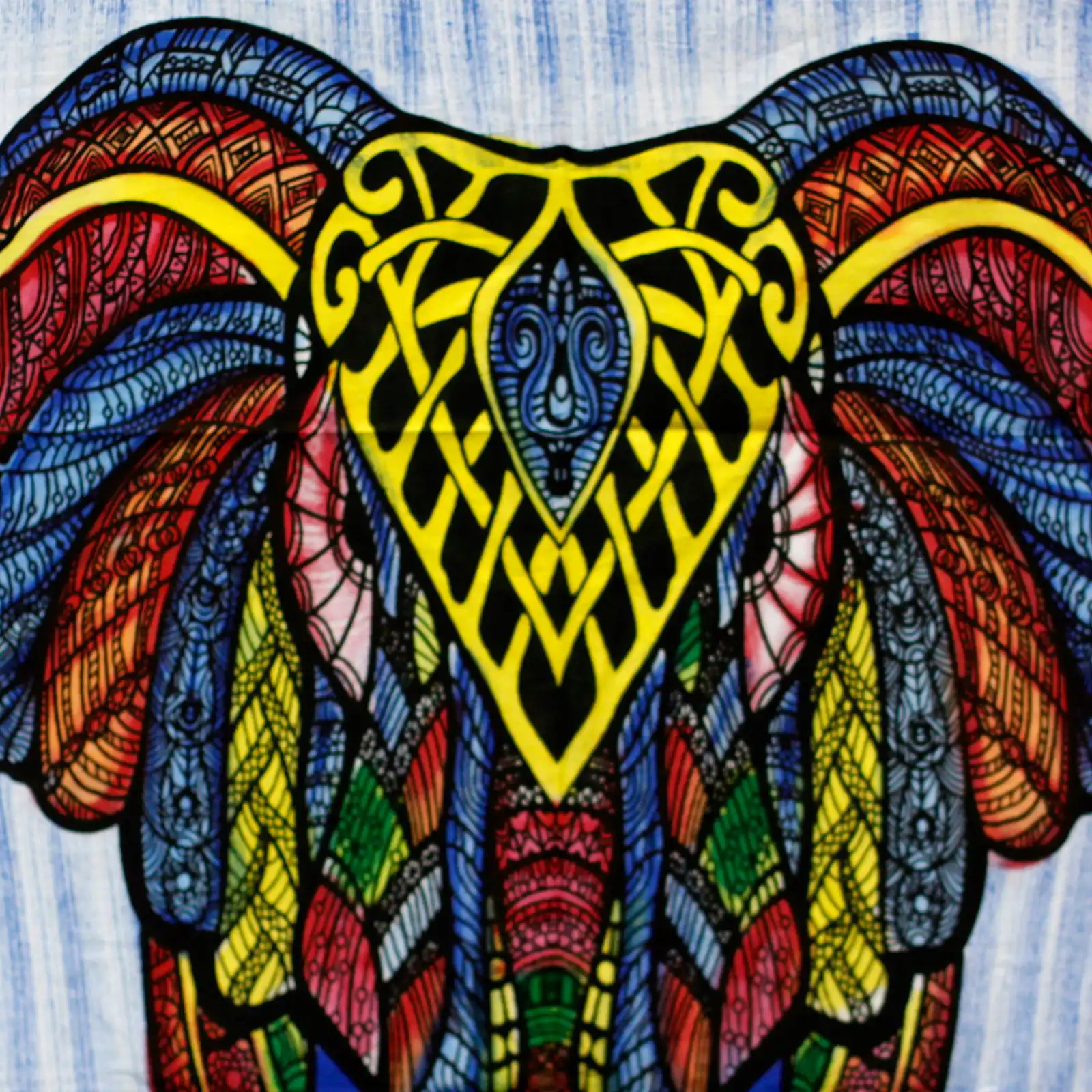 Handbrushed Cotton Wall Art – Elephant | www.artisangoods.co.uk 2 Handbrushed Cotton Wall Art – Elephant | www.artisangoods.co.uk 1