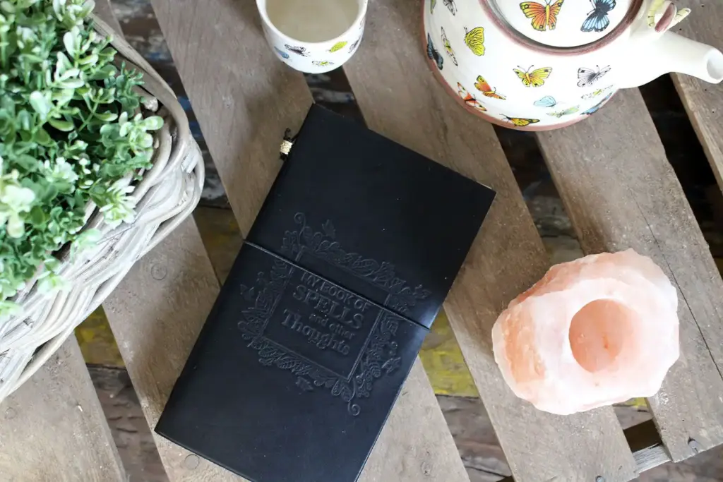 Handmade Leather Journal – My Book of Spells and other Thoughts – Black | www.artisangoods.co.uk 2 Handmade Leather Journal – My Book of Spells and other Thoughts – Black | www.artisangoods.co.uk 2