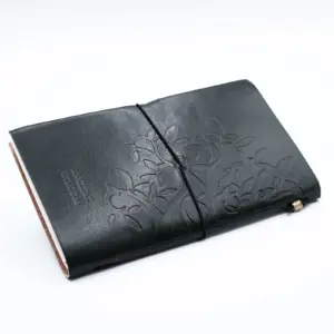Handmade Leather Journal – Tree of Life – Green (80 pages) | www.artisangoods.co.uk 2