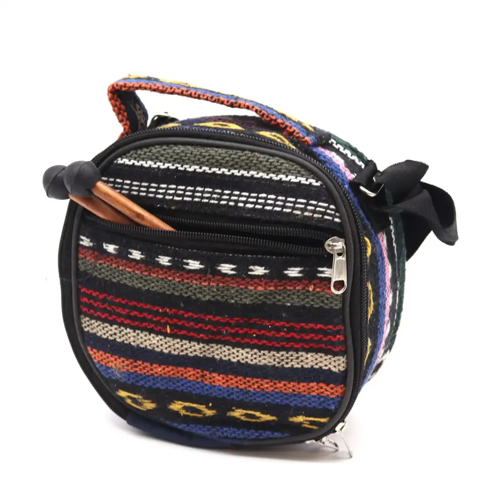 Hapi Drum Om Red- 16cm | www.artisangoods.co.uk 2