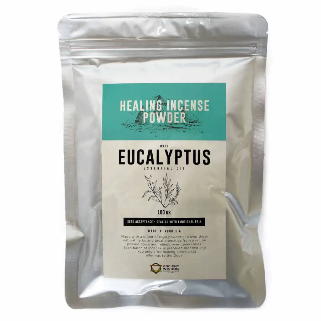 Healing Incense Powder – Eucalyptus 100gm | www.artisangoods.co.uk