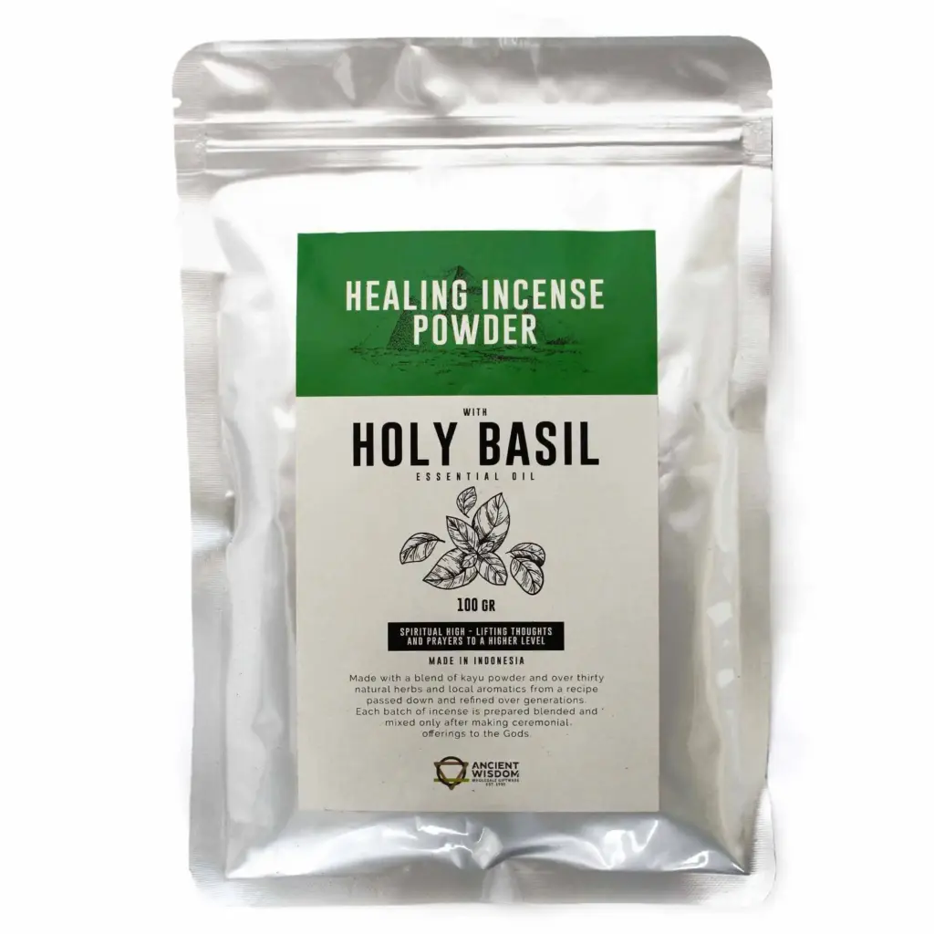 Healing Incense Powder – Holy Basil 100gm | www.artisangoods.co.uk