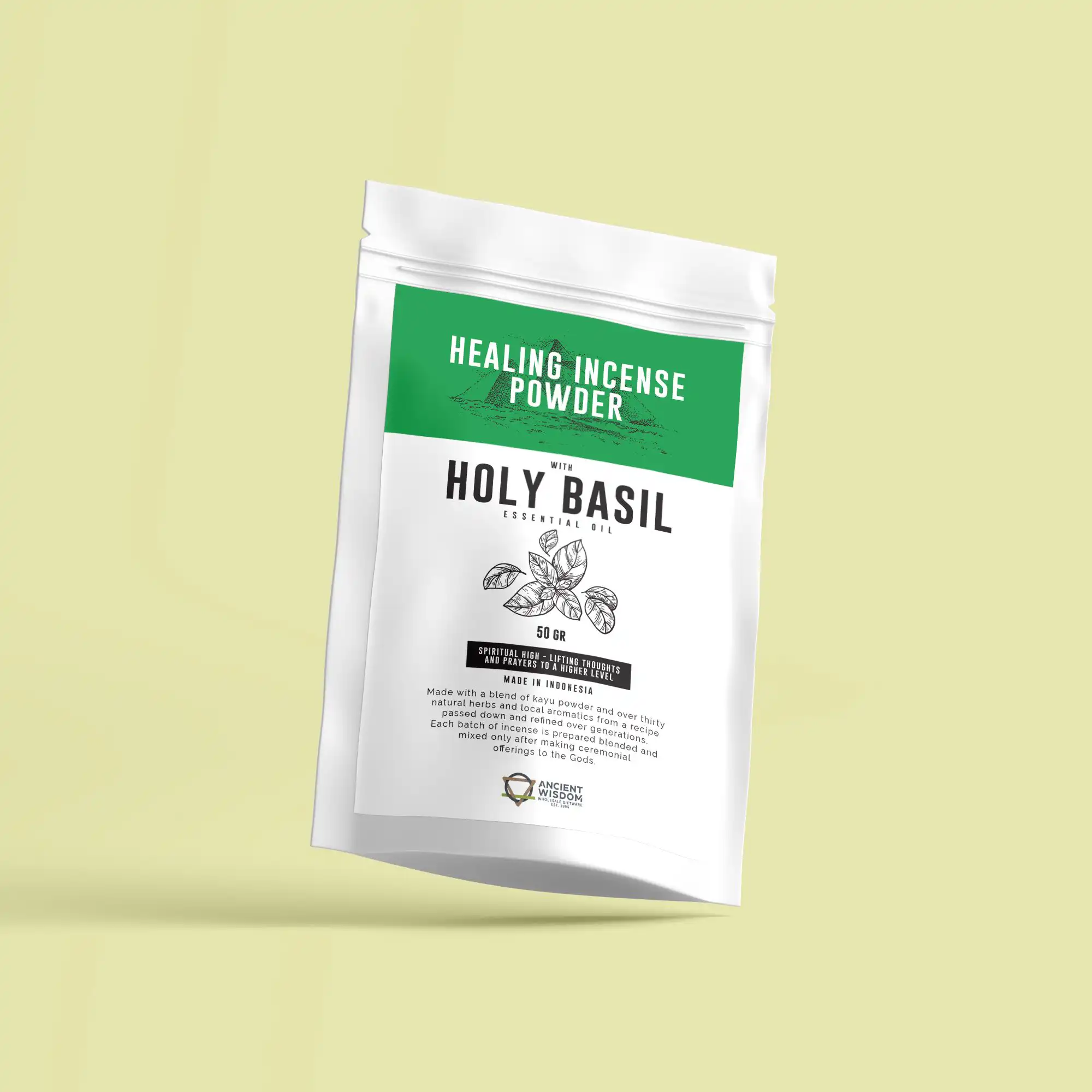 Healing Incense Powder – Holy Basil 50gm | www.artisangoods.co.uk 3 Healing Incense Powder – Holy Basil 50gm | www.artisangoods.co.uk 2
