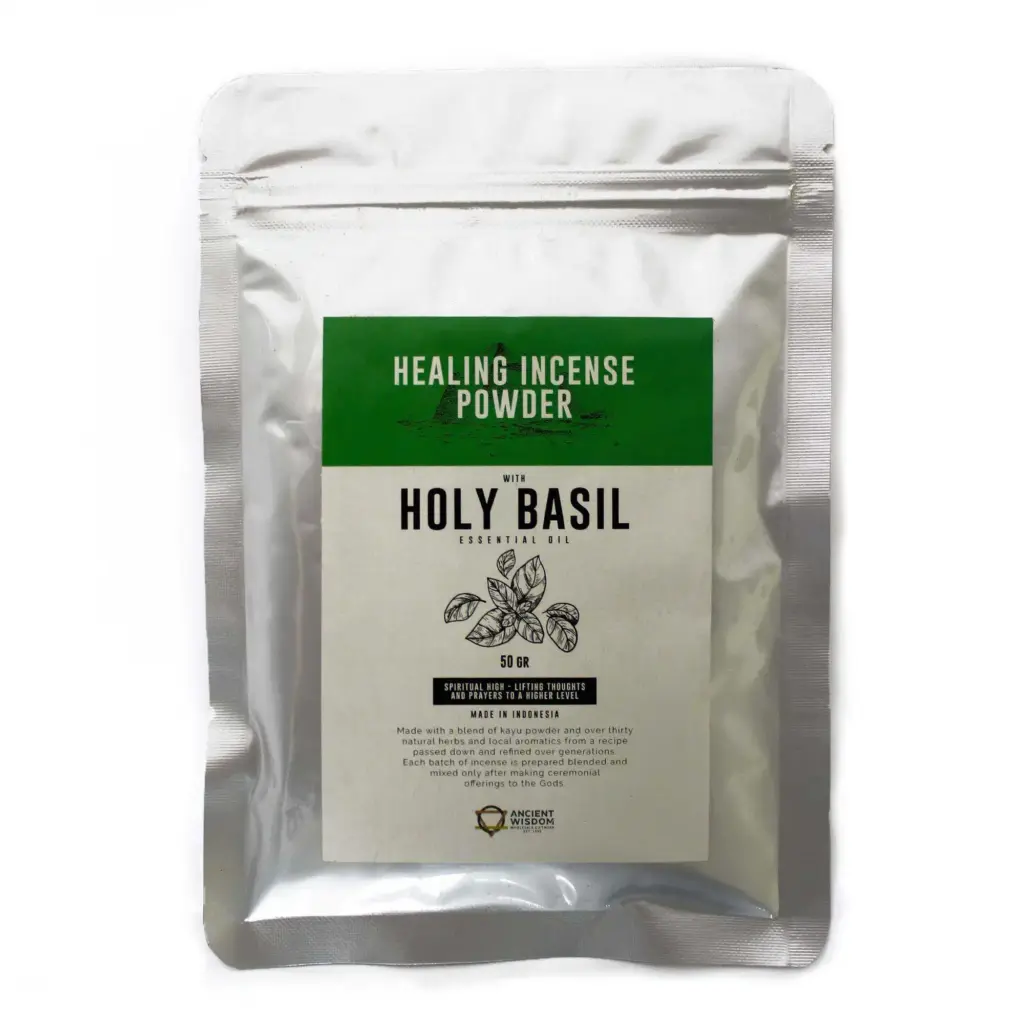 Healing Incense Powder – Holy Basil 50gm | www.artisangoods.co.uk