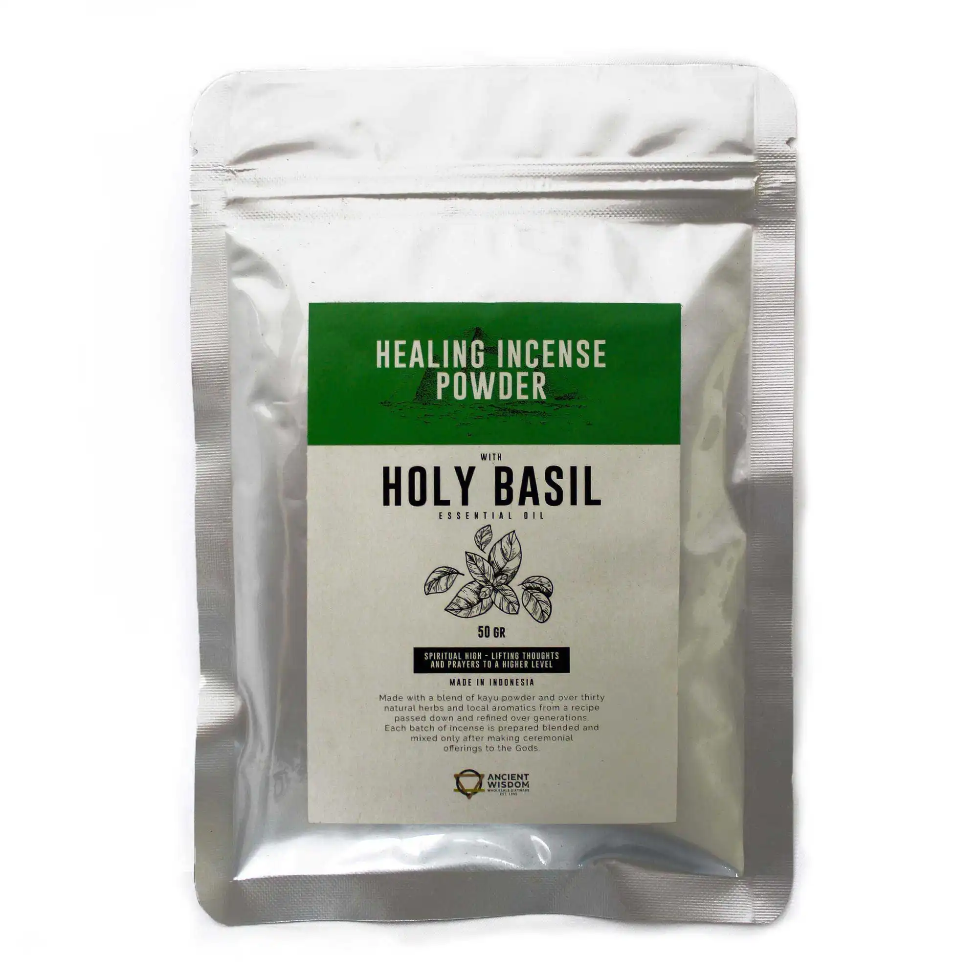 Healing Incense Powder – Holy Basil 50gm | www.artisangoods.co.uk 2 Healing Incense Powder – Holy Basil 50gm | www.artisangoods.co.uk 1
