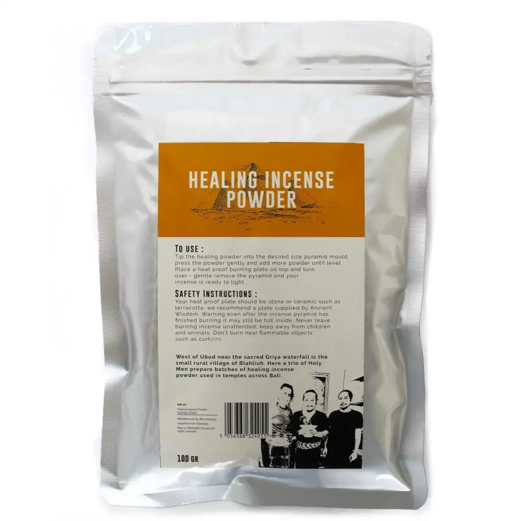 Healing Incense Powder – Nutmeg 100gm | www.artisangoods.co.uk 3 Healing Incense Powder – Nutmeg 100gm | www.artisangoods.co.uk 3
