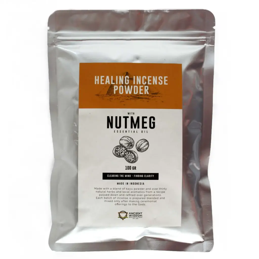 Healing Incense Powder – Nutmeg 100gm | www.artisangoods.co.uk