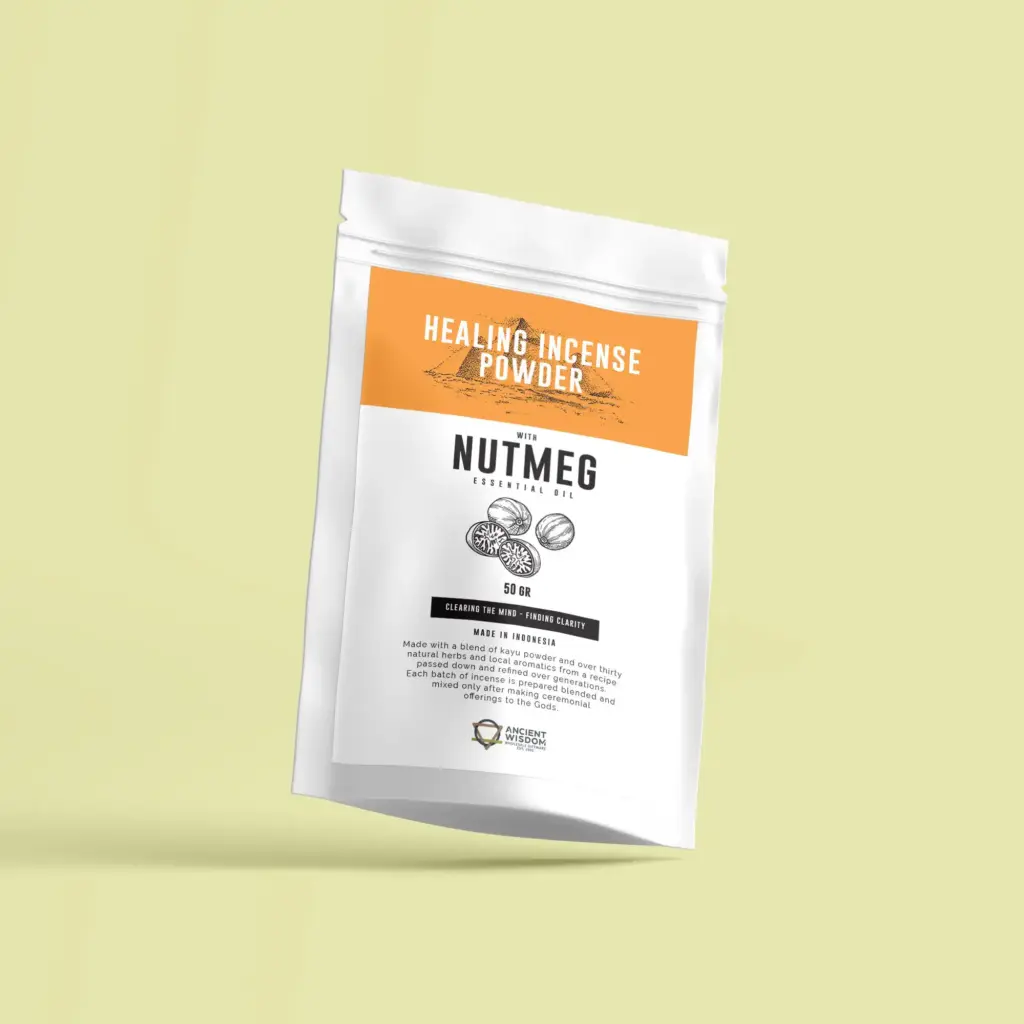 Healing Incense Powder – Nutmeg 50gm | www.artisangoods.co.uk