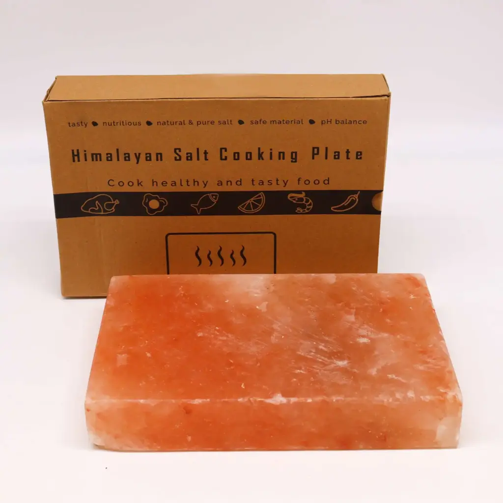 Himalayan Salt Cooking Plate – Rectangle – 30x20x5cm | www.artisangoods.co.uk 3
