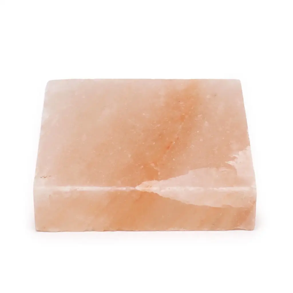 Himalayan Salt Cooking Plate – Square – 20x20x5cm | www.artisangoods.co.uk