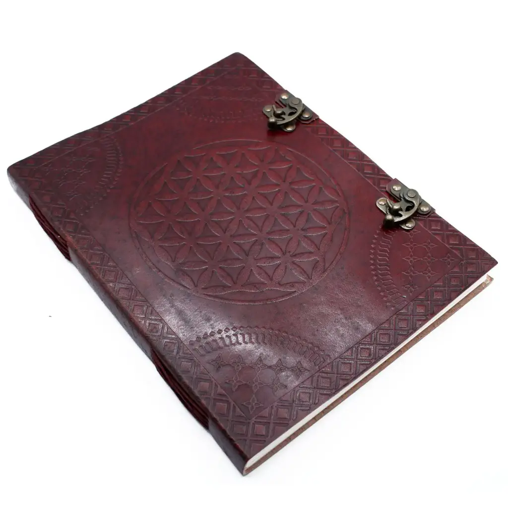 Huge Flower of Life Leather Book 10×13 (200 pages) | www.artisangoods.co.uk 2 Huge Flower of Life Leather Book 10×13 (200 pages) | www.artisangoods.co.uk 2