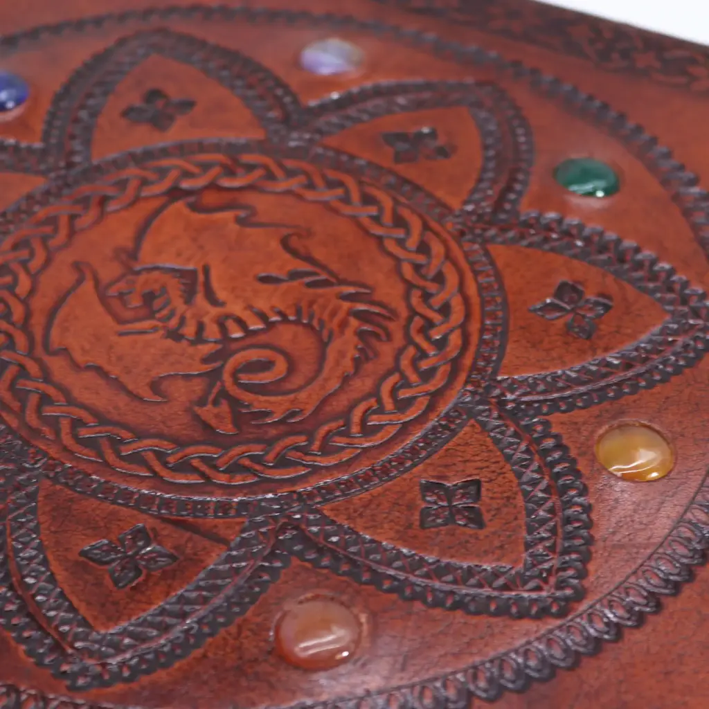 Huge Tomb Book –  Charkra Stones Dragon Mandala 100 Pages – 25x34cm | www.artisangoods.co.uk 2