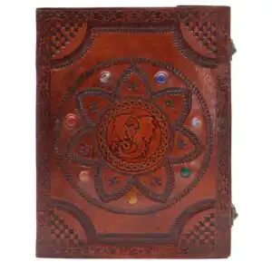 Huge Tomb Book –  Charkra Stones Dragon Mandala 100 Pages – 25x34cm | www.artisangoods.co.uk 1