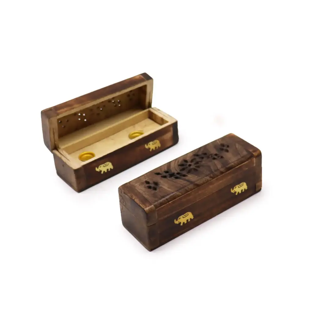 Incense Cone Smoke Box 6″ – Mango Wood | www.artisangoods.co.uk 4 Incense Cone Smoke Box 6″ – Mango Wood | www.artisangoods.co.uk 4
