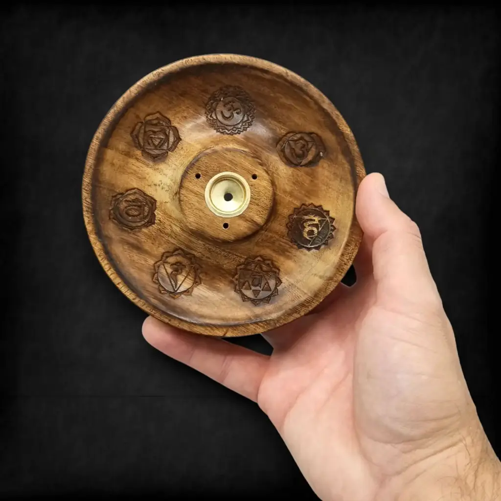 Incense Stick & Cone Burner Disc – 7 Chakra | www.artisangoods.co.uk 4