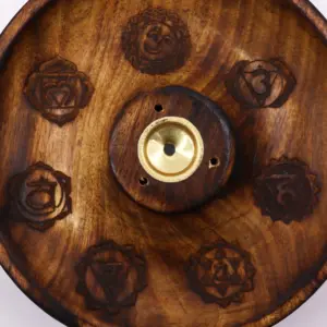 Incense Stick & Cone Burner Disc – 7 Chakra | www.artisangoods.co.uk 3