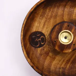 Incense Stick & Cone Burner Disc – Om | www.artisangoods.co.uk 3